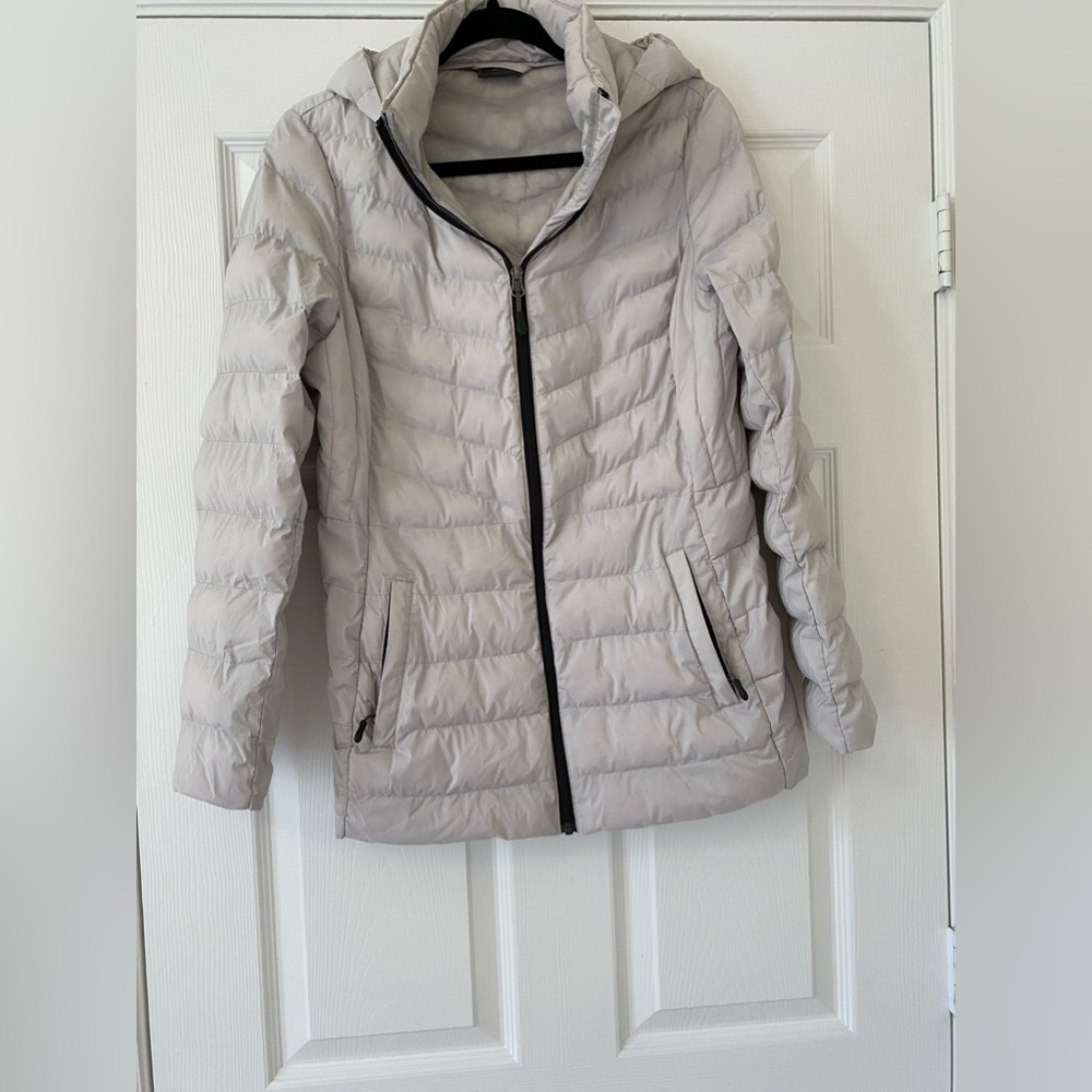 gray coat size M